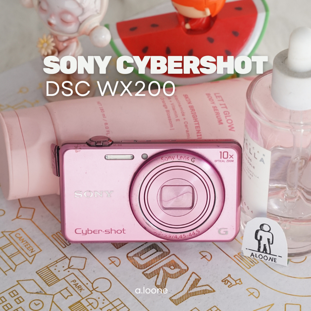 SONY CYBER-SHOT DSC-WX200 DIGICAM PINK — DIGICAM SLIM & STYLISH