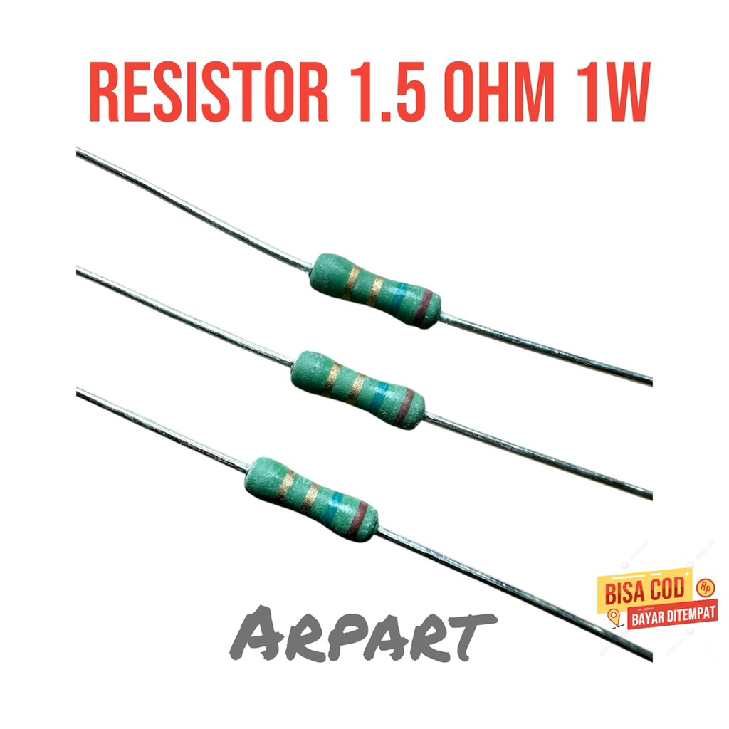 resistor 1.5ohm 1w 1R5 japan bodi kecil