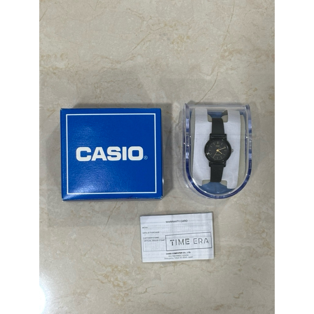 Preloved Casio LQ 139 Black and Gold