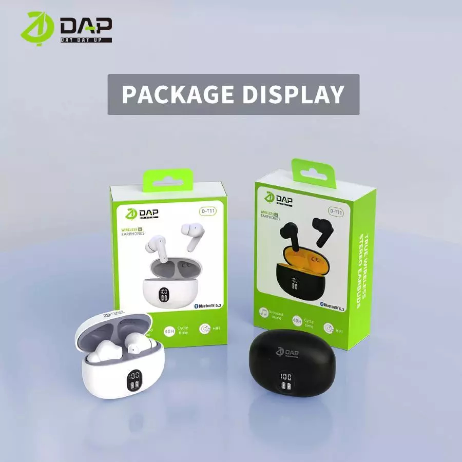 HEADSET DAP BLUETOOTH TWS D-T11 ORIGINAL EARPHONE DAP WIRELESS D-T11 MIC