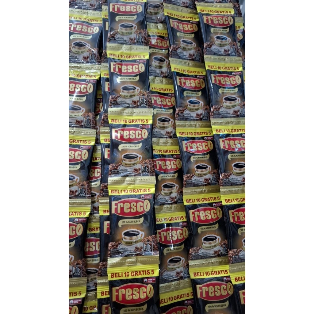 Fresco kopi mini bubuk renceng 15pcs 6g