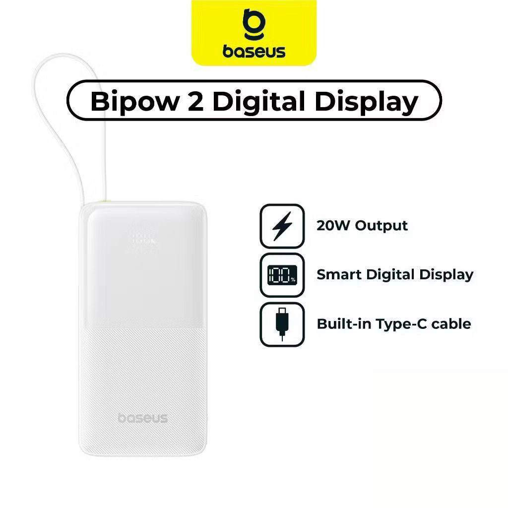 Powerbank 20.000mAh 20W BASEUS BIPOW 2