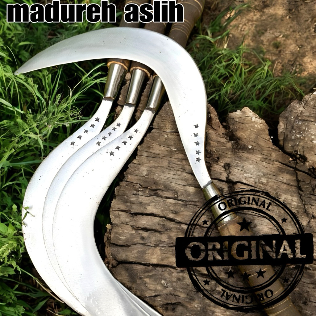 aret berkebun rumput asli baja per siap pakai khas Madura asli