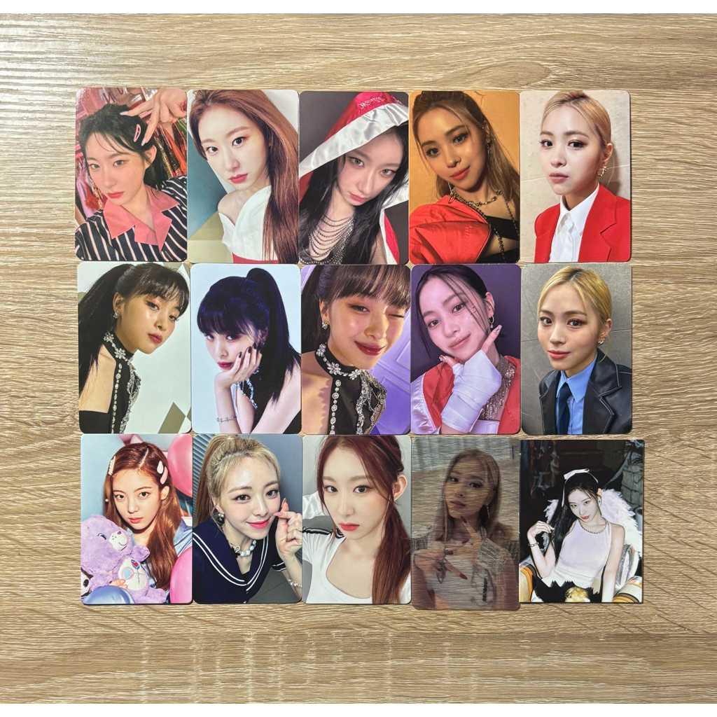 pc photocard itzy ryujin lia chaeryeong yuna trading card wonder world checkmate guess who soundwave