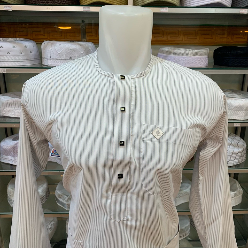 koko salor premium al ridho terbaru kerah oblong lengan panjang koko viral kalimantan