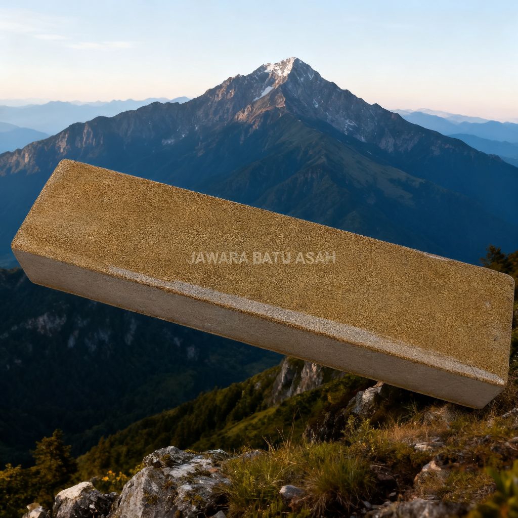BATU ASAHAN ASLI ALAM . PALING HALUS . UKURAN 20X5X3