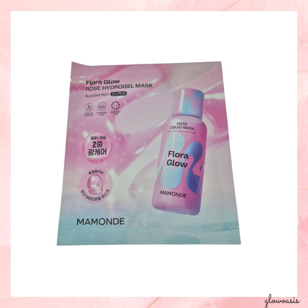 Mamonde Flora Glow Rose Hydrogel Mask Sheet