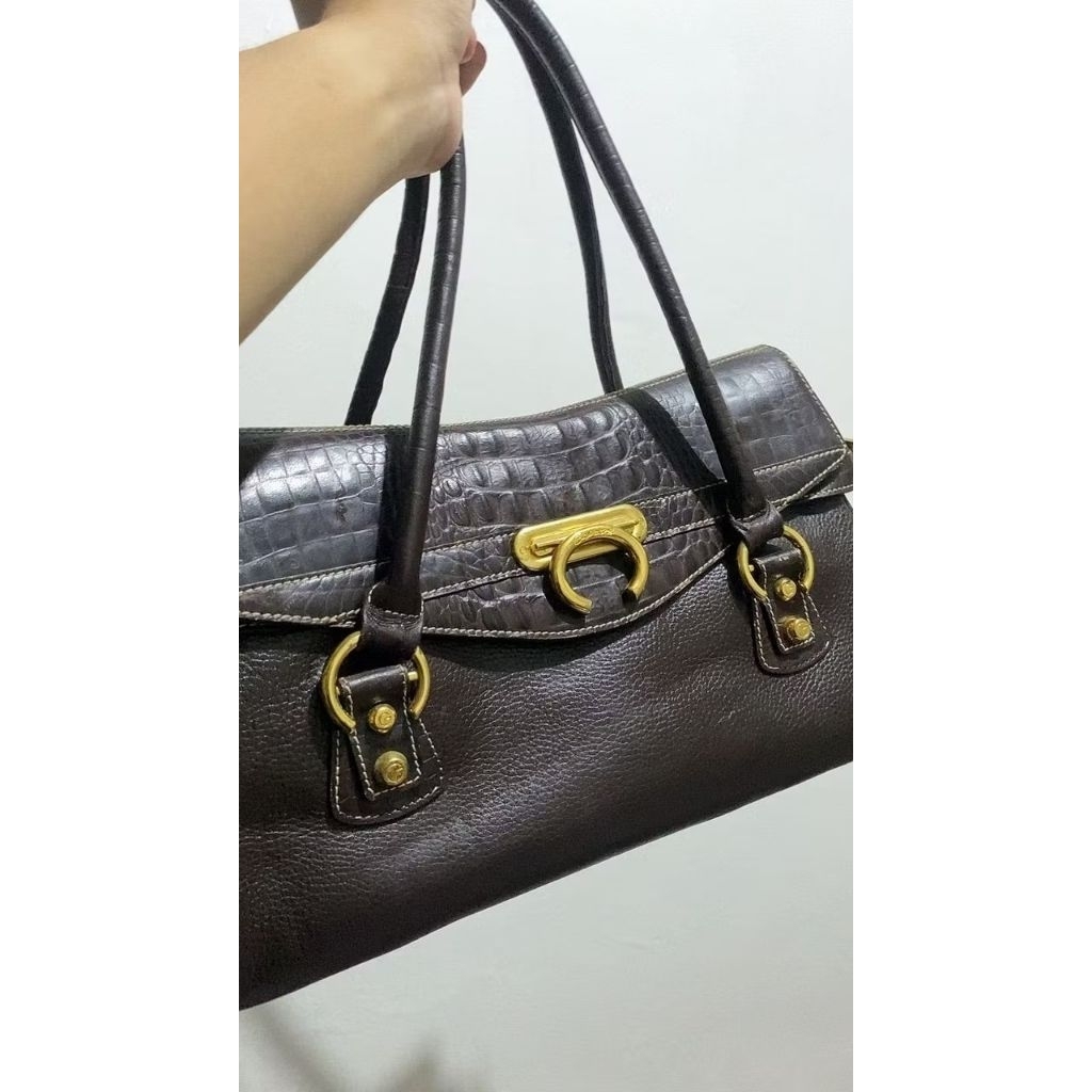 Tas wanita shoulder bag capacci kulit asli