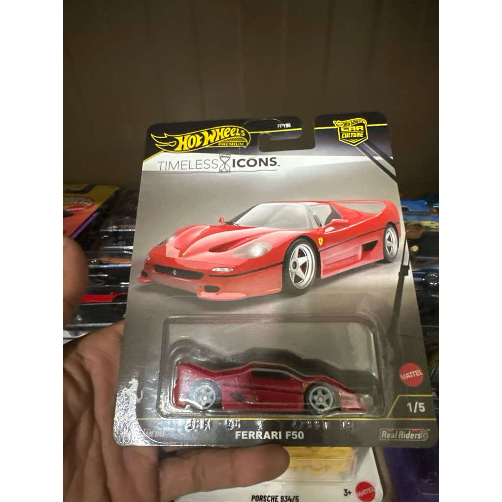 Hot Wheels Premuim Ban Karet - FERRARI F50