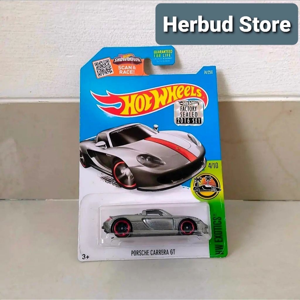 Hot Wheels Hotwheels HW Porsche Carrera GT Silver Zamac Factory Sealed 2016