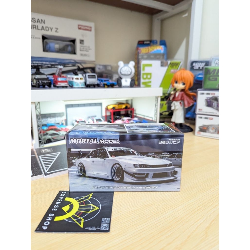 Mortal Model Nissan S14 GT Spec V2 Seiji Ookawara Pearl white