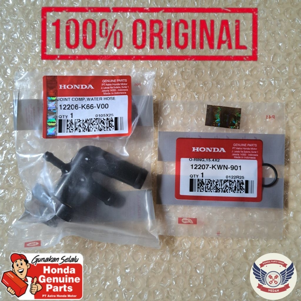 Hose Sambungan Pipa Selang Radiator Set Seal - Vario 125 150 eSP , ADV 150 Injeksi Led Old New Keyle