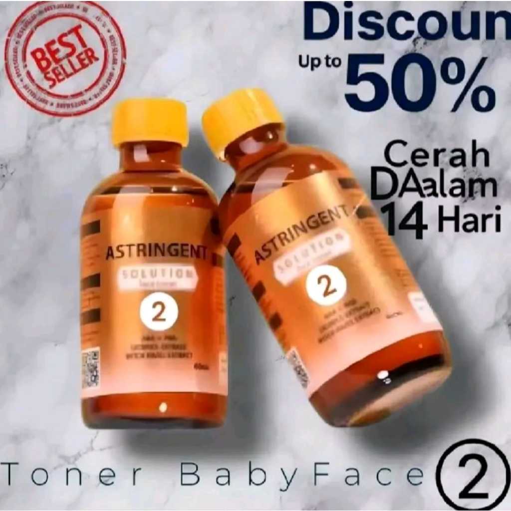 (BESTSELLER) TONER RDL ASTRIGENT NO 2 & NO 3 ORIGINAL 100% ( Untuk KULIT BERMINYAK dan MENGHILANGKAN