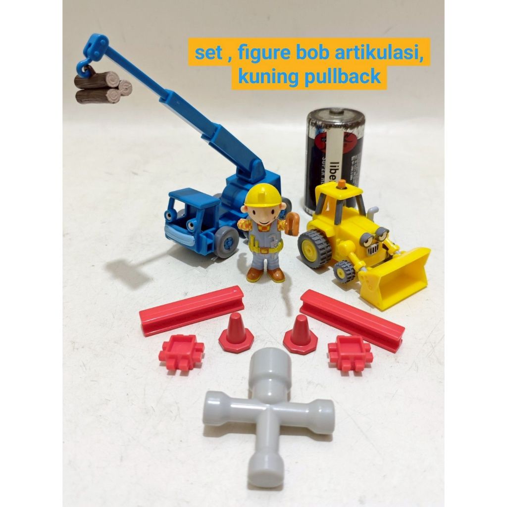 Set yujin HIT bob the builder scoop lofty character mini figure gashapon