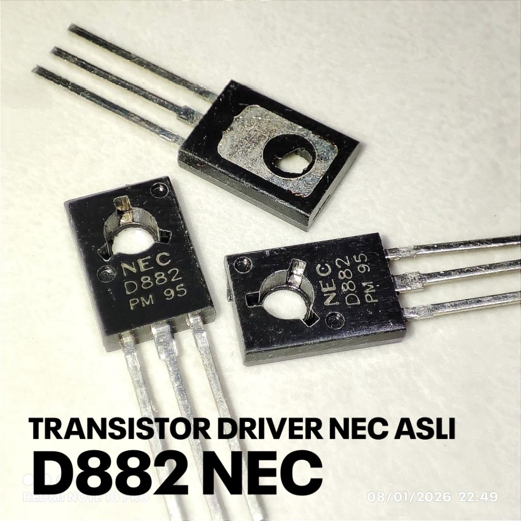 D882 2SD882 NPN Transistor TO-126 BD12 ORI NEC