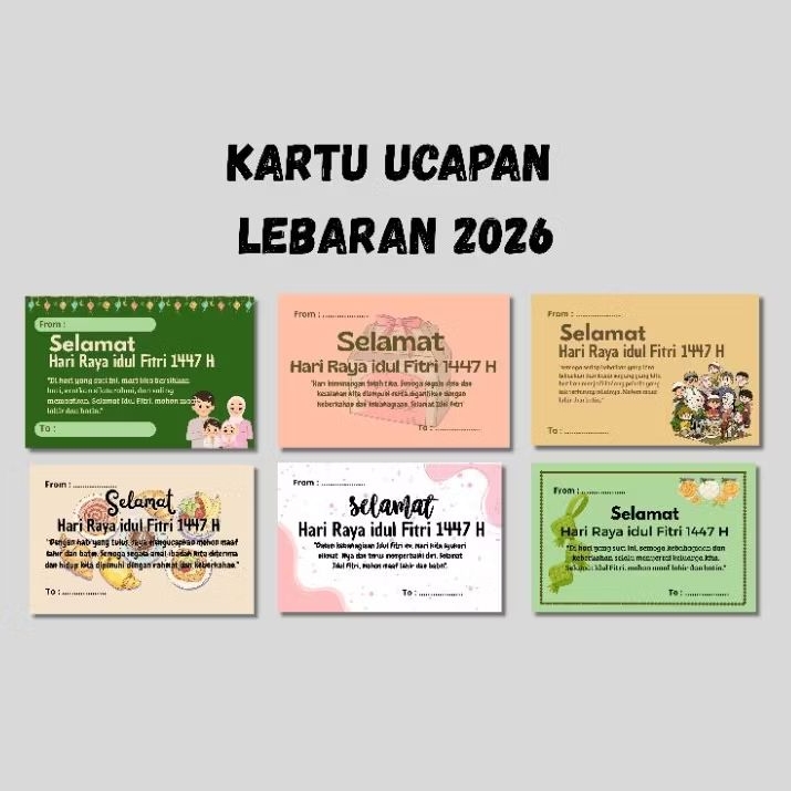 kartu ucapan lebaran 2026 | kartu ucapan hampers lebaran terbaru