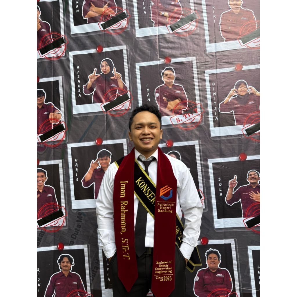 selempang wisuda kalung (bahan bludru pilihan tebal lembut dan tidak kaku)