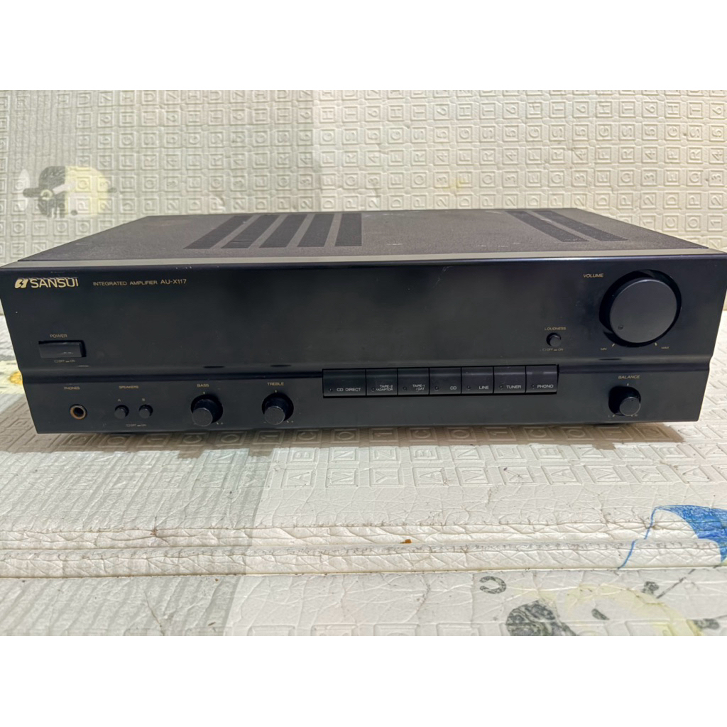 Amplifier Sansui AU-X117, Vintage, Made In Japan