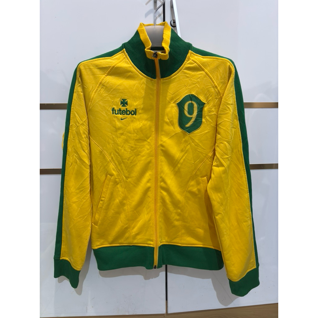 Jaket tracktop Brazil 9 Ronaldo rare langka