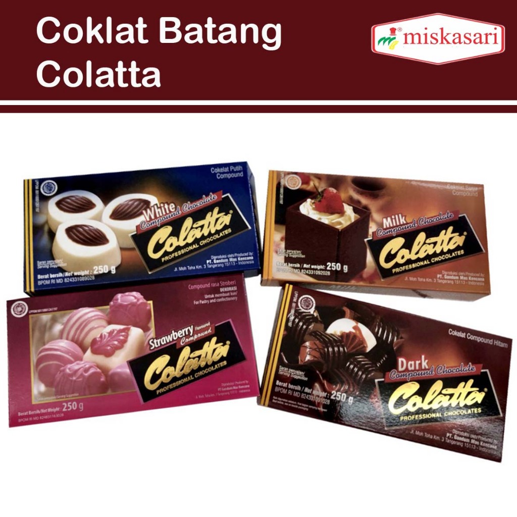 Collata Coklat Batang 250gram. Colatta DCC
