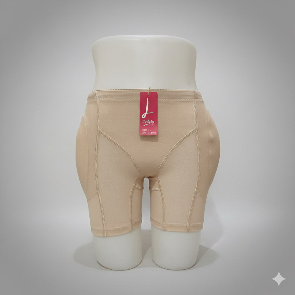 Lydyly 1613 Celana Dalam Busa Keliling Wanita Bahan Semi Korset