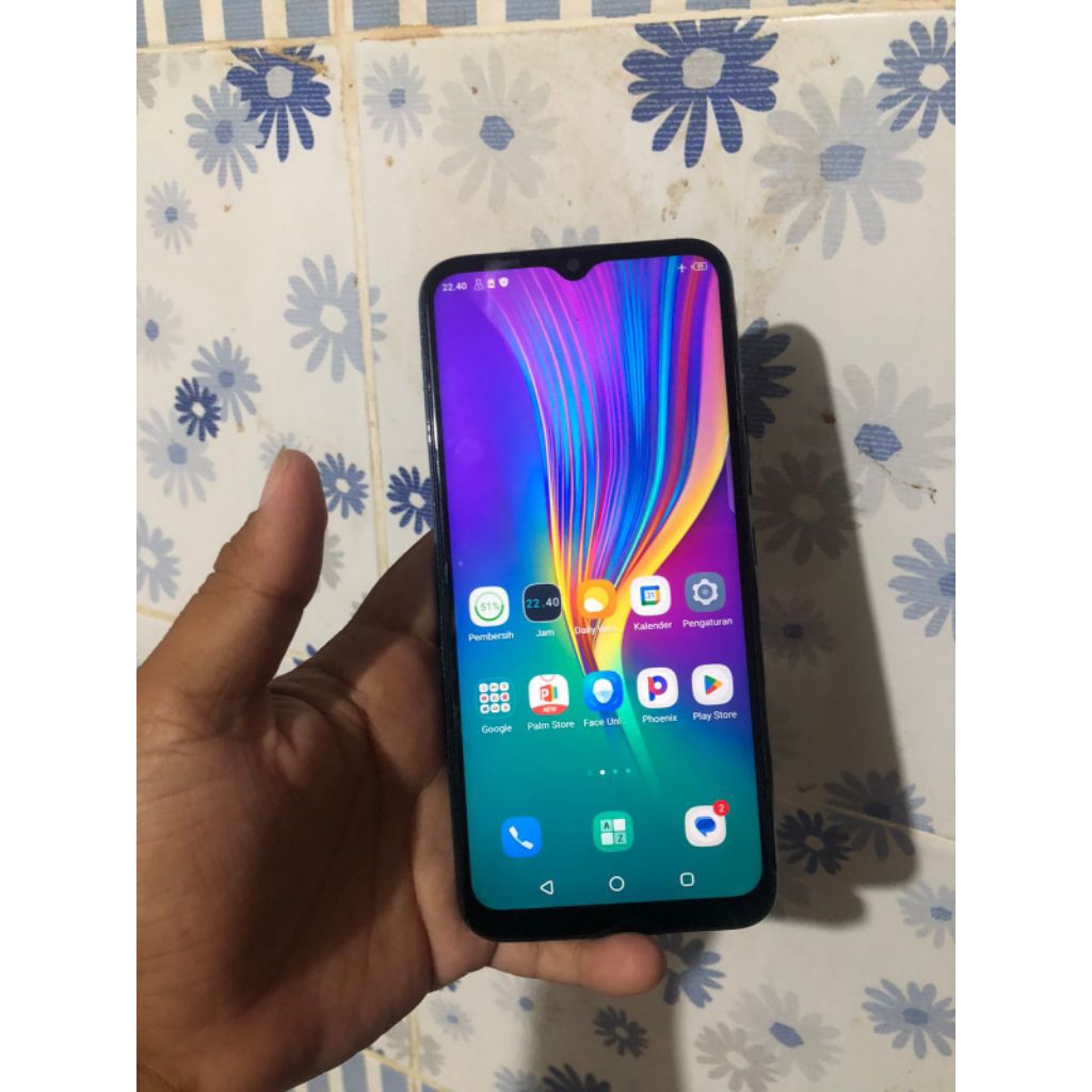 Di jual Murah HP Infinix hot 8  RAM 3/32 Barang Bagus Normal siap Pakai