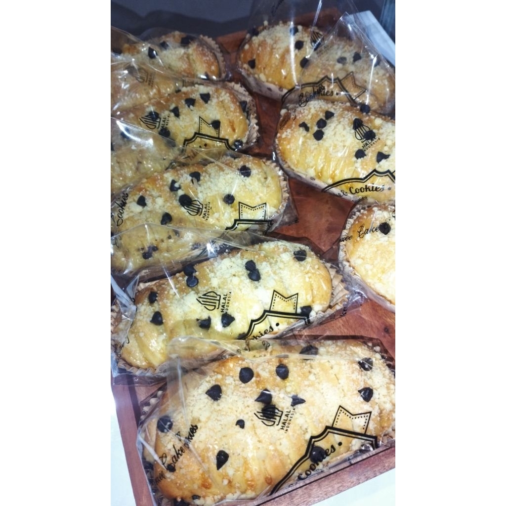 Pisang Coklat Crumble