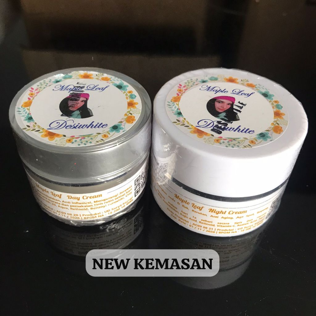 Maple Leaf Skin Care  CREAM SIANG malam ECER MAPLE LEAF