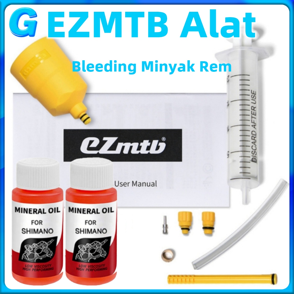 EZmtb Bleed Kit Rem Hidrolik Hydraulic Disc Brake Sepeda MTB  shimano nleeding tool perawatan mainte