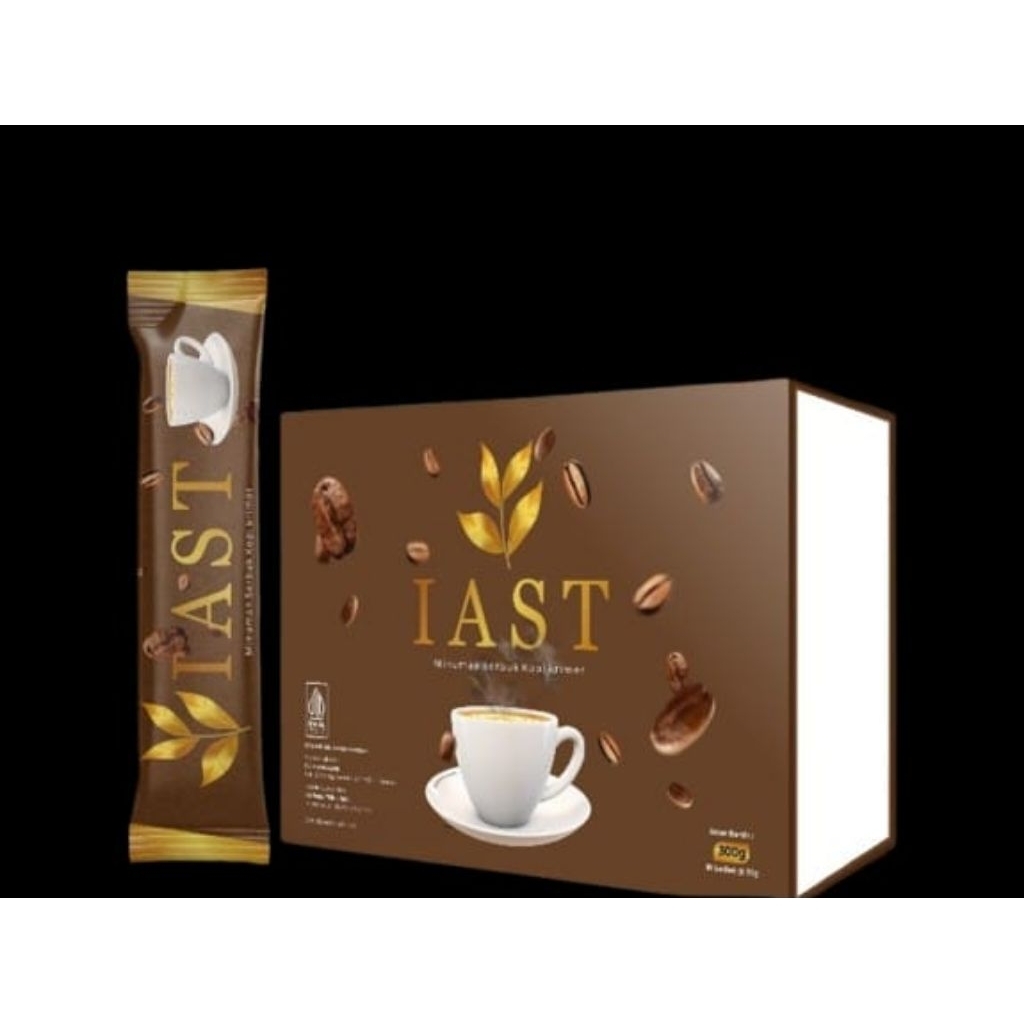 Paket 1 Kopi IAST Stamina dan IAST Fiber, 100% herbal dan terdaftar BPOM
