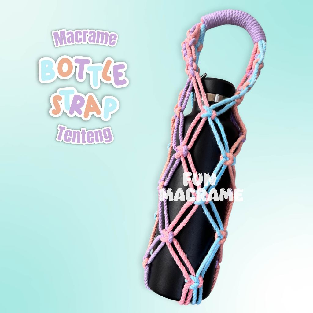 Tas Botol Tumbler | Strap Botol Minum SB12A | Tas Botol Minum Tenteng Genggam | Strap Botol Starbuck