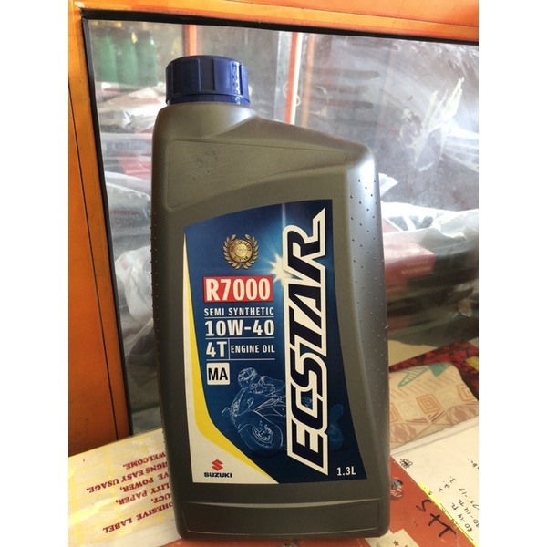 ORIGINAL OLI SUZUKI ECSTAR R7000 1300ML 1.3LITER  OLI GSX SATRIA FU INJEKSI SATRIA BANDIT ASLI SUZUK