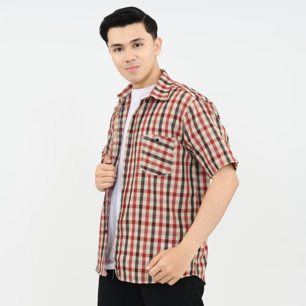 Kemeja Pria Lengan Pendek Kotak-Kotak Original Clothing Hem Baju Atasan Cowok Distro Premium Trendi