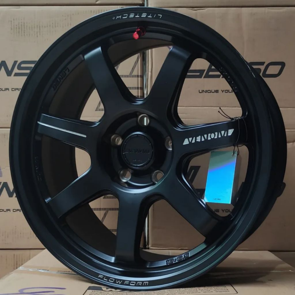 velg mobil ring 18 venom vt7 lenso original Thailand  lebar 8,5 et 35 velg mobil ring 18 pnp mobil r