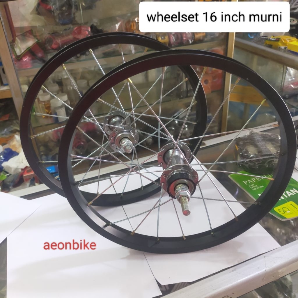 velg sepeda 16 inch bahan Alloy roda sepeda 16 sepeda BMX mini lipat