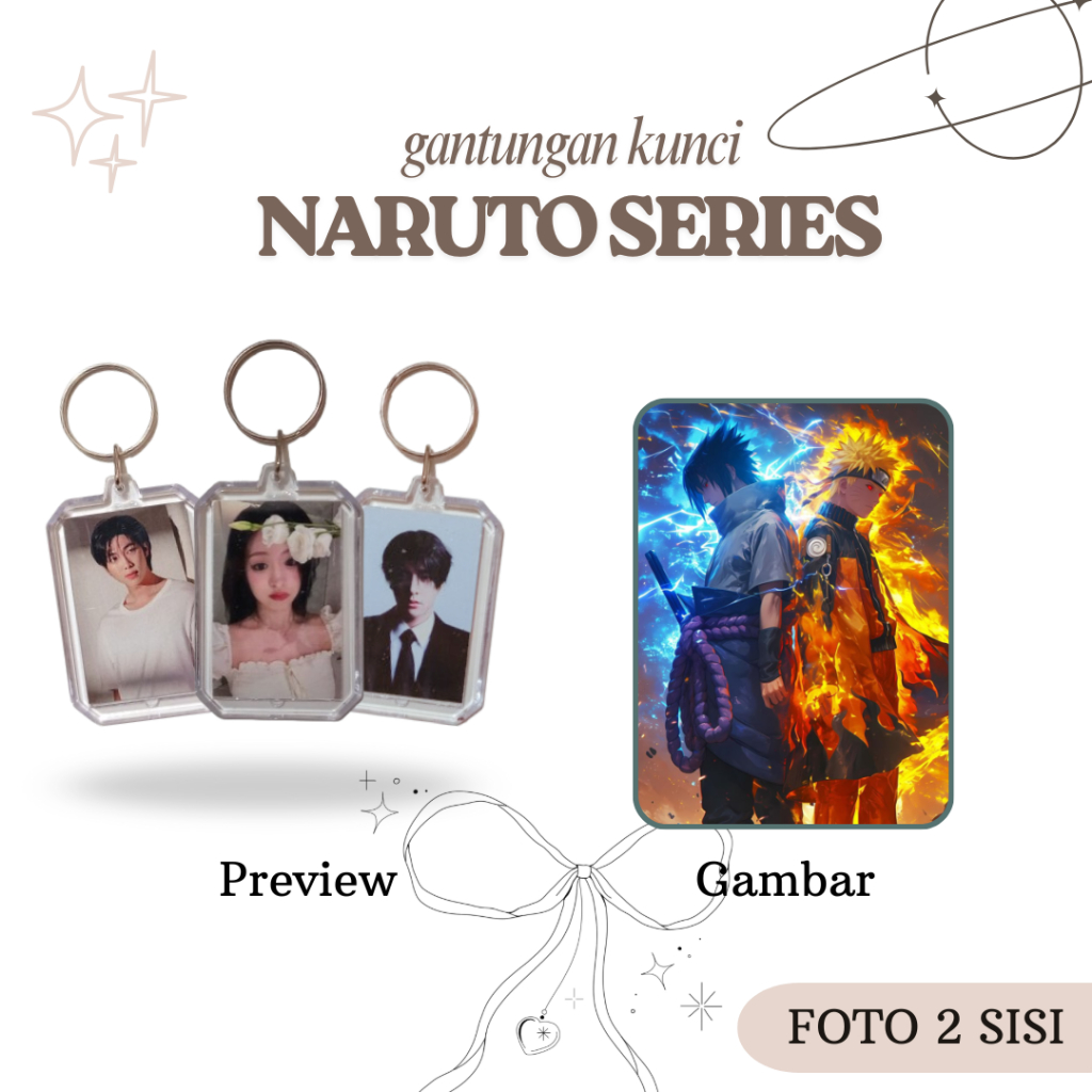 Naruto Series | Gantungan kunci akrilik | Ganci akrilil | Ganci Naruto | 2007