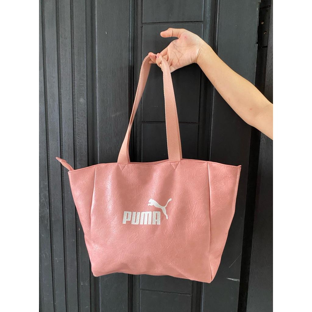 Preloved Tas Tote Bag Puma Pink Original