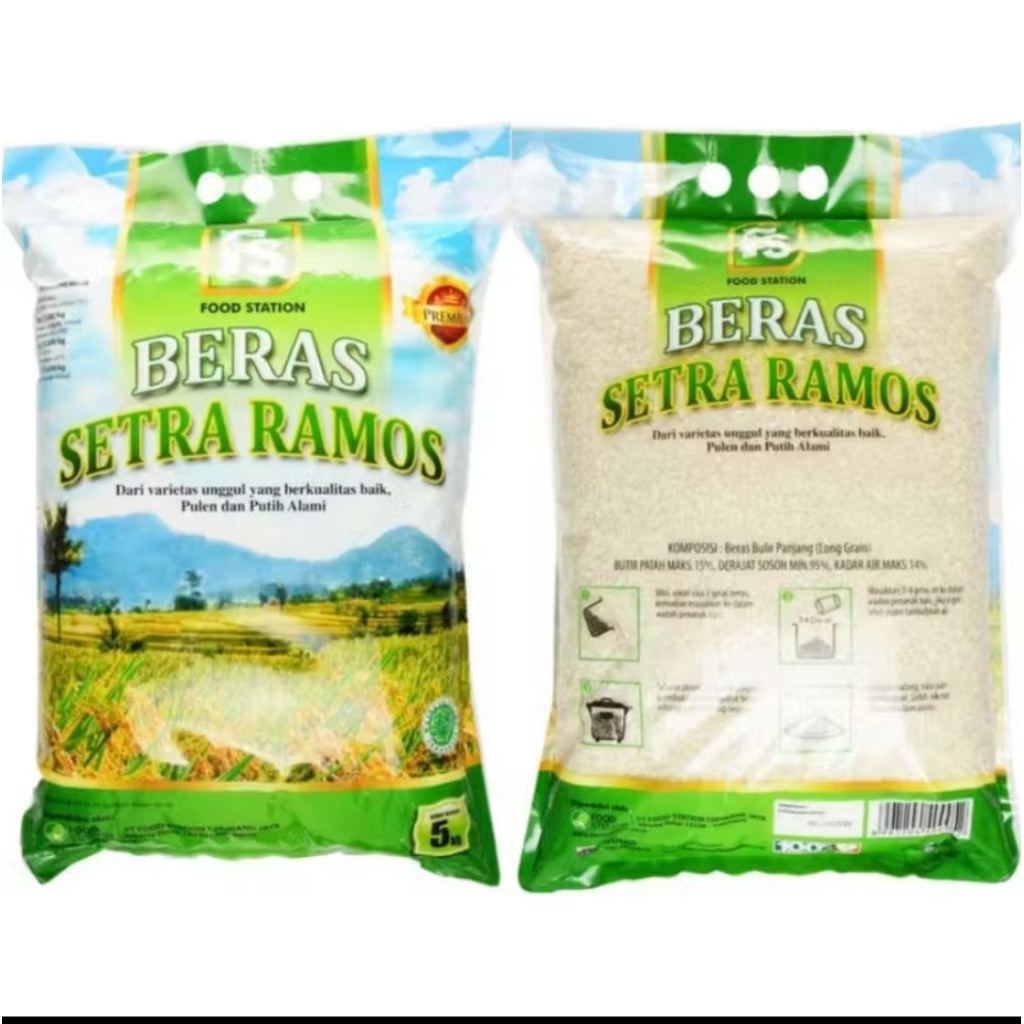 BERAS FOOD STATION FS SETRA RAMOS 5KG