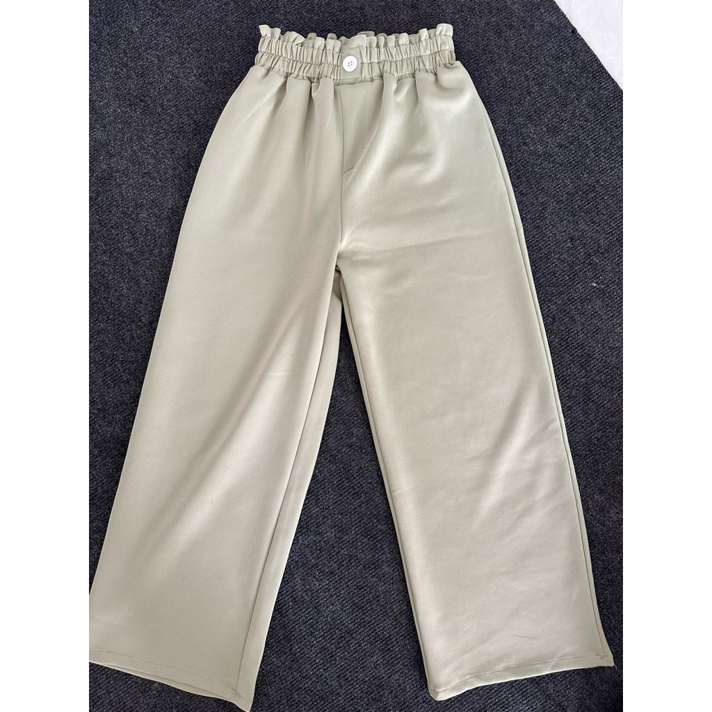 celana kulot prelove warna sage