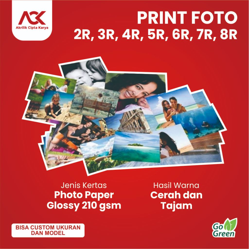 CETAK FOTO GLOSSY UKURAN 2R 3R 4R 5R 6R 8R | PRINT FOTO KERTAS GLOSSY | PRINT FOTO HD