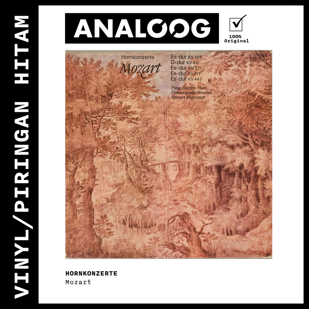 (VINYL/PIRINGAN HITAM) - MOZART - HORNKONZERTE.