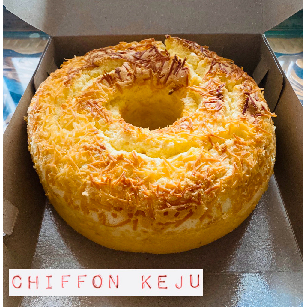 chiffon keju / bolu keju / cake keju