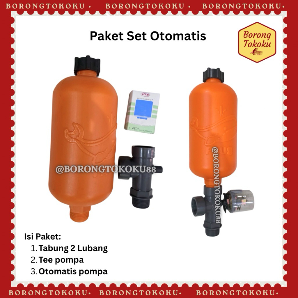 Paket set otomatis untuk pompa air non auto
