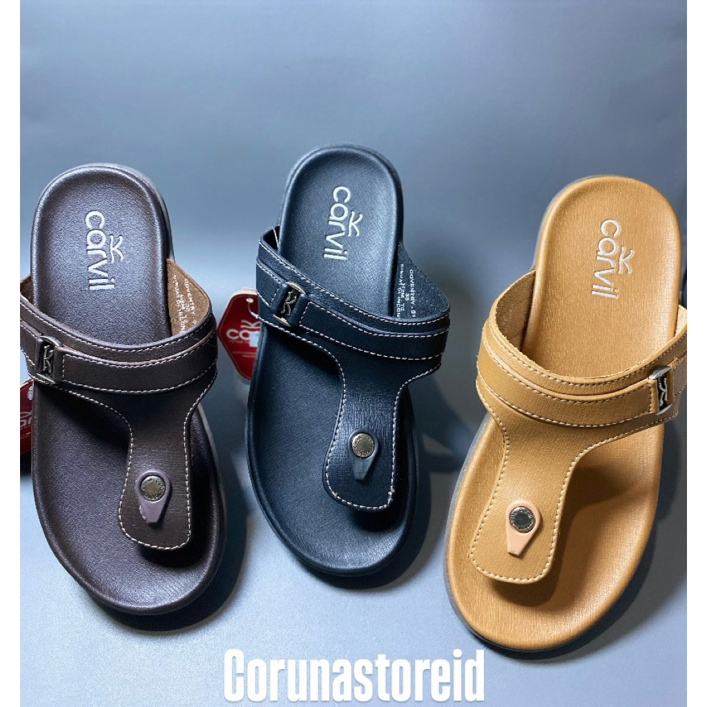 sandal jepit pria carvil original