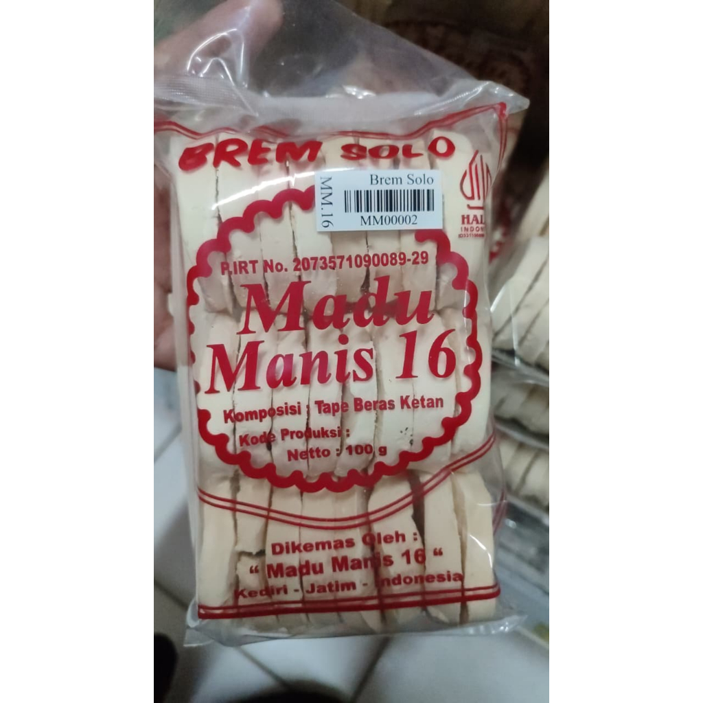 BREM SOLO MADU MANIS 16, BREM SOLO