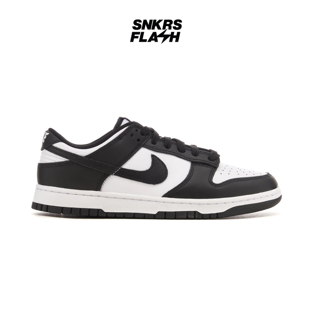NIKE Dunk Low Retro White Black Panda Sepatu Sneakers Pria