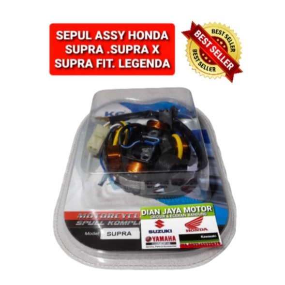SEPUL SPUL ASSY HONDA SUPRA X SUPRA FIT .SUPRA FIT NEW. LEGENDA .MEREK KC PREMIUM AC  DIAN JAYA MOTO