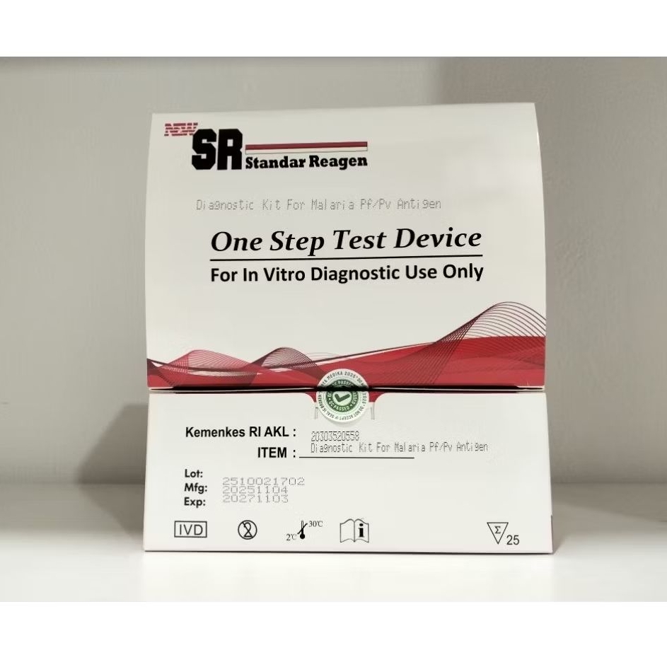 RAPIT TEST MALARIA SR 25 TEST PERBOX