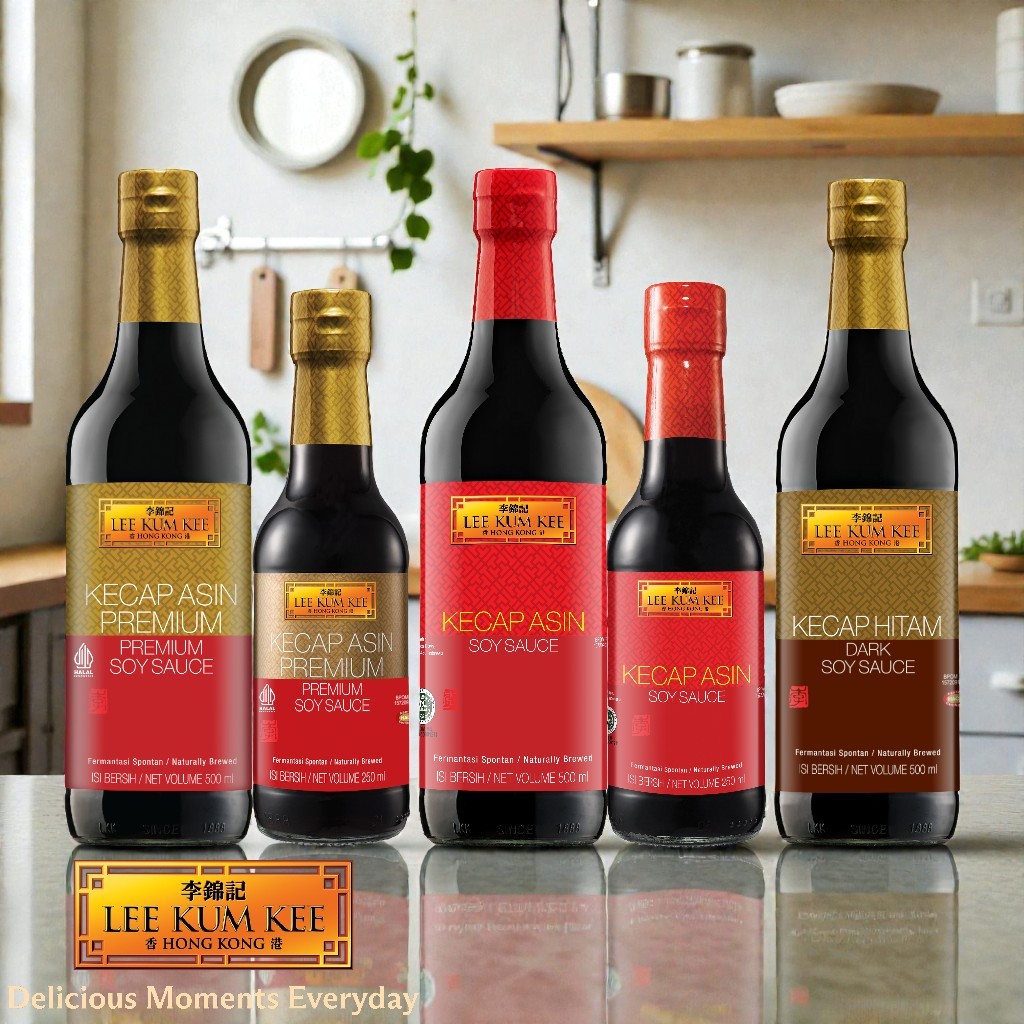 Lee Kum Kee Soy Sauce - Aneka Kecap - Kecap Hitam / Kecap Asin - Dark Soy Sauce / Light Soy Sauce