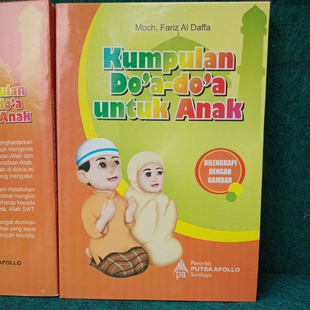 Buku kumpulan Doa-doa untuk anak disertai gambar